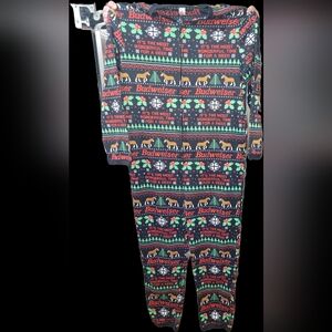 Mens EXTRA LARGE BUDWEISER ONESIE, Clydesdale Plus Size XL